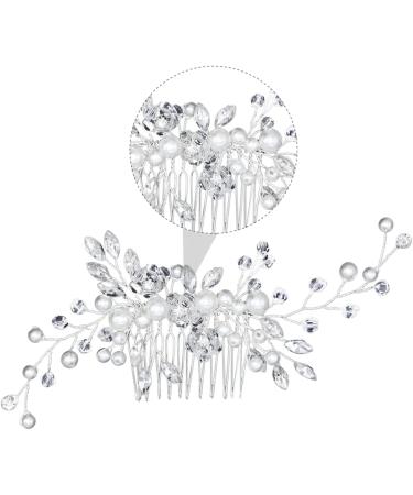 Mikinona 1 PC Piece Pearl Comb Wedding Hair Comb Bridal Hair Comb Wedding Headdress Wedding Hair Headdress - Buy Online on GoSupps.com