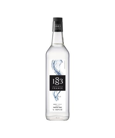 1883 Maison Routin Premium Triple Sec Flavoured Syrup for Cocktails & Mocktails Glass 1L Triple Sec 1 l (Pack of 1) - Buy Online on GoSupps.com