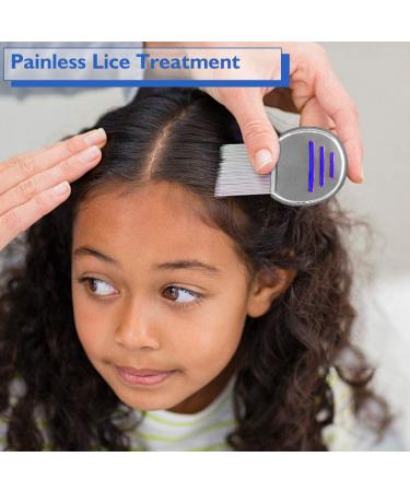 Stainless Steel Lice Removal Comb - Reusable Treatment for Kids, Adults, and Pets - Buy Online on GoSupps.com