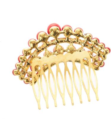 Bstepompre STUNNING BRIDAL WEDDING Crystal Pearl RHINESTONES HAIR COMB CLIP - Buy Online on GoSupps.com