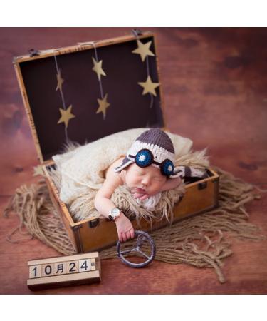 Zhangyo Newborn Photography Prop - Chunky Burlap Layer Net Hessian Jute Backdrop Blanket for Stunning Baby Photos - Buy Online on GoSupps.com