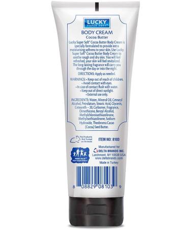 Buy Lucky Skin Cream Cocoa Butter 8oz - Nourishing Moisturizer for All Skin Types | International Shipping Available - Buy Online on GoSupps.com