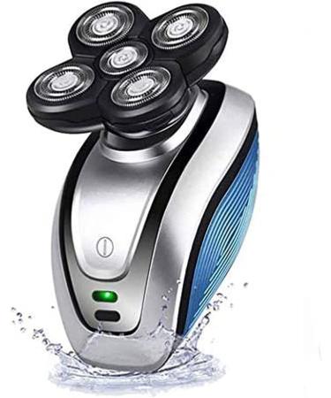 GeRRiT Electric Shaver for Men 5 in 1 Head Shavers for Bald Men Electric Rotary Razor Beard Trimmer Grooming Kit Waterproof Faster-Charging USB Rechargeable
