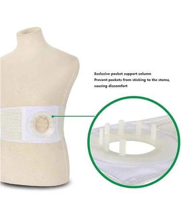 Samnuerly Strong Comfortable Stoma Hernia Belt - Breathable Belly Bandage & Clip Abdominal Tape (Size L) | Best Hernia Support - Buy Online on GoSupps.com