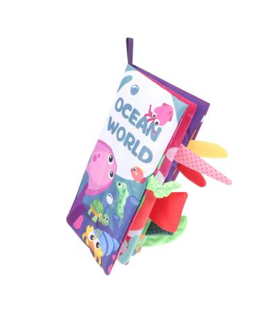 Abaodam 3st fabric book Krinkel fabric book for young fabric book of the early development sensory stories book Learn fabric book for toddlers polyester books newborn