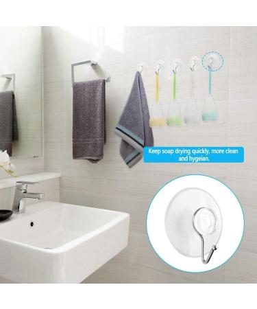 8 Pieces Soap Net Bag with 5 Pack Suction Hook Mesh Soap Saver Bags Soap Pouch Double Layer Foaming Net with Drawstring for Foaming Drying Soap - Buy Online on GoSupps.com