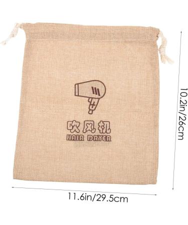 BELLIFFY 2pcs Hair Dryer Carrying Bags Hair Dryer Pouch Suitcase Organizer Drawstring Storage Bag Cloth - Buy Online on GoSupps.com