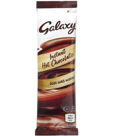 Galaxy Instant Hot Chocolate Sachet Drink Powder 25g Stick Commercial Pack of 24 Catering Hospitality Frothy Beverage with Welari Thank You Card (24pack) - Buy Online on GoSupps.com