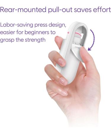 FOCCAR Eyelash Curler Wand - USB Rechargeable Warmer Quick Warm-Up Multi-purpose Ergonomic Eyelash Heated Curler Curling Supplies for Holiday Party & Business Trip - Buy Online on GoSupps.com