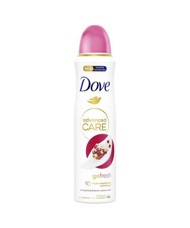 Dove Advanced Care Go Fresh Pomegranate & Lemon Verbena Anti-perspirant Deodorant with Triple Moisturising technology Spray for 72 hour protection and underarm care 150 ml Lemon 150 ml (Pack of 1)