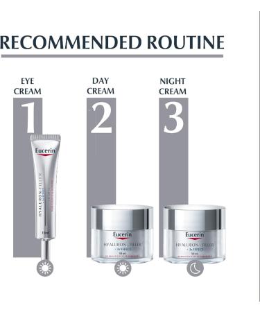 Eucerin Hyaluron-Filler Day Cream SPF15 50ml - Buy Online on GoSupps.com