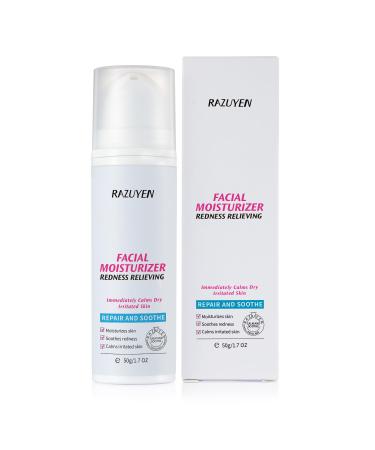 Redness Relieving Daily Facial Moisturizer Soothing Face Repair Cream for Dry and Sensitive Skin Fragrance Free Non-Comedogenic 1.7 Oz
