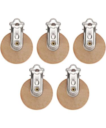 Charming Beech Wood Baby Pacifier Clips - Set of 5 - Cute & Durable Holders (3 cm) - Buy Online on GoSupps.com