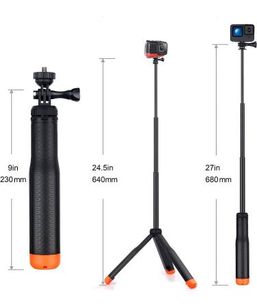 Waterproof Floating Selfie Stick Tripod for GoPro & Action Cameras - Buy Online on GoSupps.com