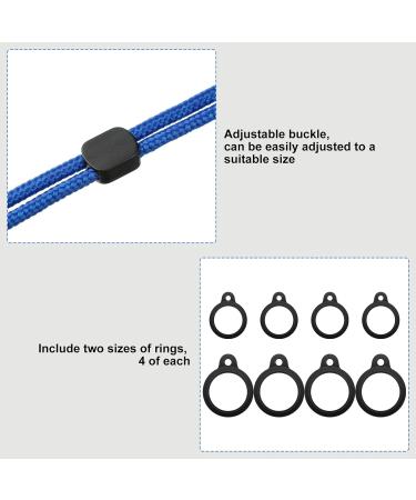 Adjustable Peritoneal Dialysis Transfer Set Lanyard - 4 Colors Detachable Buckle & 8 Silicone Rings | Secure PD Accessories - Buy Online on GoSupps.com