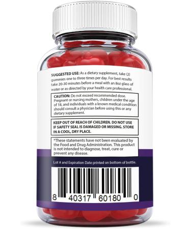 Bio Lyfe Keto ACV Gummies 1000MG with Pomegranate Juice, Beet Root, B12 - 60 Gummys - Buy Online on GoSupps.com