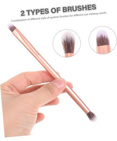 Healeved 120 Pcs Makeup Brush Eye Shadow Brush Eyeshadow Brush Lash Tool Nose Contour Brush Golden Metal - Buy Online on GoSupps.com
