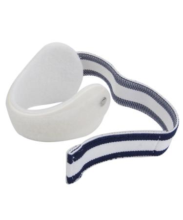 Adjustable Tennis Elbow Support for Epicondylitis - 1pc White Clasp (L) | International Shipping Available - Buy Online on GoSupps.com