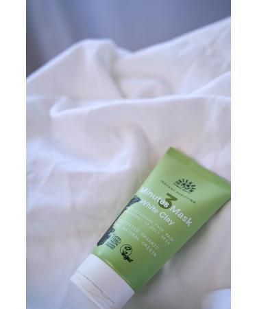 Urtekram 3-Minute Instant Purifying Mask with White Clay - 75 ml | Deep Cleansing Facial Treatment for All Skin Types - Buy Online on GoSupps.com
