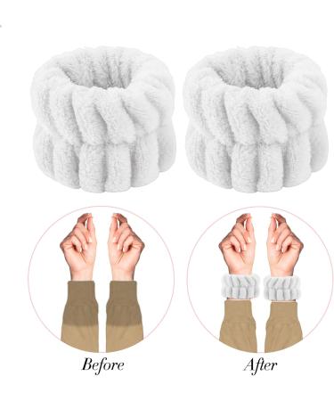 Sibba Women's Face Washing Bracelets - Suckable Wrist Towels & Waterproof Tape for Girls - Prevent Water Runoff - Buy Online on GoSupps.com
