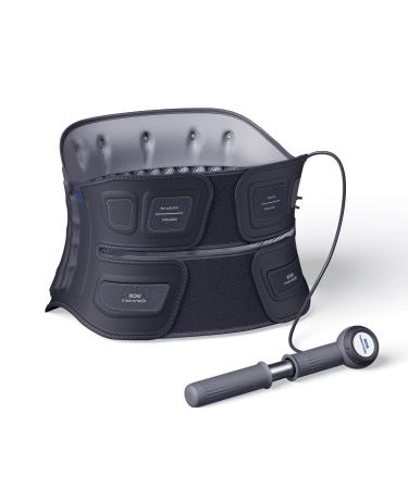 Decompression Back Belt - Spine Reset Device Lumbar Support for Men & Women Lower Back Pain Relief Back Traction Device with Hand Pump (Large 42"-53") Large(42"-53")