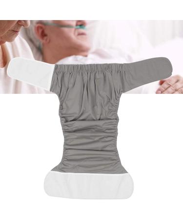 Reusable Adult Pocket Nappy - Gray Incontinence Diaper for Elderly Care - Buy Online on GoSupps.com