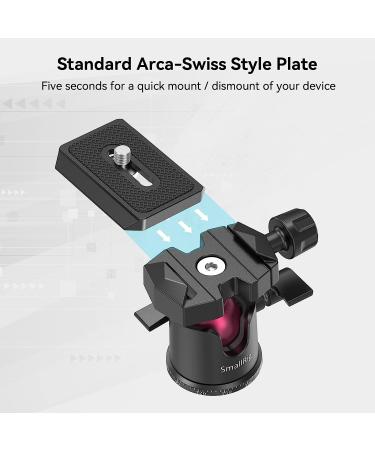 SmallRig Mini Tripod with Arca-Type QR Plate & 360 Ball Head - Portable for Cameras, DSLRs, Phones, GoPro | BUT2664 - Buy Online on GoSupps.com