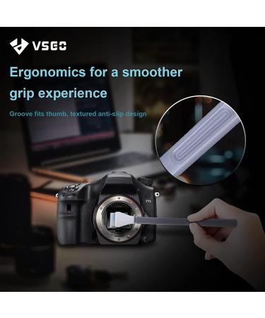 VSGO VS-S02-E APS-C Sensor Cleaning Kit - 10 Swabs & Cleaner Solution for Nikon Canon DSLR - Buy Online on GoSupps.com