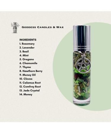 Money Spell Oil Roll On 10ml | Good Luck Essential Oils | Abundance Riches Wealth Prosperity Success | Hoodoo Voodoo Wicca Magick Spell Ritual Pegan | Essential Oils Crystal & Herbs - Buy Online on GoSupps.com