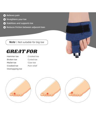 Buy Niceneeded Toe Splint & Hammer Toe Corrector | Supportive Toe Wraps & Bandages for Curved & Broken Toes - International Shipping Available - Buy Online on GoSupps.com