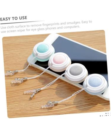 FOMIYES 4 Pcs Lens Cleaning Wipes - Macaron Mobile Phone & Eyeglass Cleaner for Electronics & Screens - Buy Online on GoSupps.com