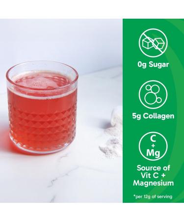 Organik Electrolytes with Enhanced Collagen Powder for Women & Men - 13 oz - Strawberry Peach-Flavored Effervescent Electrolyte & Collagen Drink Mix - Deep Hydration Mobility Skin Hair & Nails - Buy Online on GoSupps.com