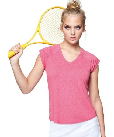 Buy GO HEAVY Women's Fitness Functional Sports T-Shirt - Pink Running Shirt for Optimal Performance | International Shipping Available - Buy Online on GoSupps.com