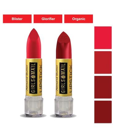 Buy Luminous Dark Red Matte Lipstick Duo - Highly Pigmented Perfect for All Skin Tones | International Shipping - Buy Online on GoSupps.com