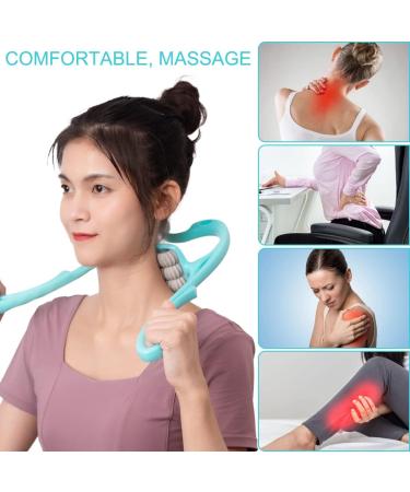 Shanhaikx Neck Massage Device - Shiatsu Trigger Point Relief for Neck Pain & Chronic Migraines | Home Office Comfort - Buy Online on GoSupps.com