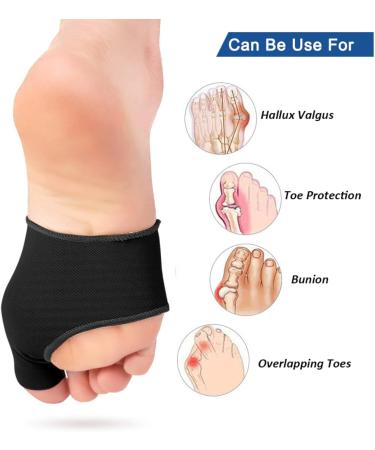 2Pcs Gel Bunion Corrector - Big Toe Protector for Pain Relief | Hallux Valgus Pads | Foot Cushion Sleeve - Buy Online on GoSupps.com
