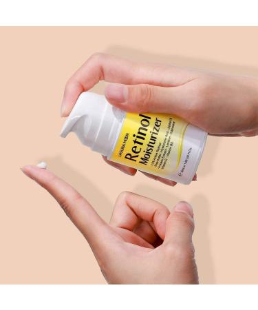 Lagunamoon Retinol Moisturizer Cream for Face - Wrinkle Cream for Women and Men Facial Cream with Hyaluronic Acid and Vitamin E 50ML/1.69 Oz - Buy Online on GoSupps.com