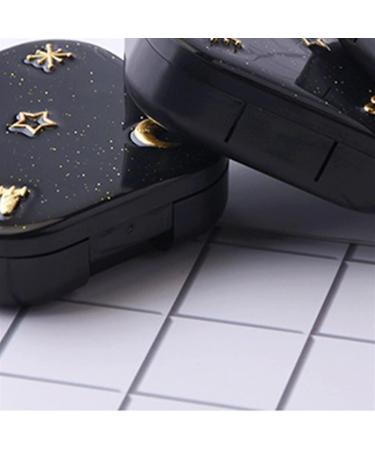 Portable Star & Moon Contact Lens Case - Nfegsiya Travel-Safe Housing with Mirror | Perfect for Soaking & Storage - Buy Online on GoSupps.com