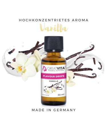 GreatVita Flavour Drops Set of 3 - Honey Caramel & Vanilla | Enhance Your Beverages & Desserts | International Shipping Available - Buy Online on GoSupps.com