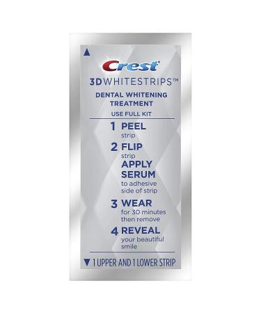 Crest 3D Whitestrips Arctic Mint Teeth Whitening Strip Kit with Tube of Flavor Serum 28 Strips (14 Count Pack) - Buy Online on GoSupps.com