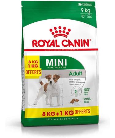Royal Canin Mini Adult Dog Food 8 + 1 kg Pack of 1 (1 x 9 kg) - Buy Online on GoSupps.com