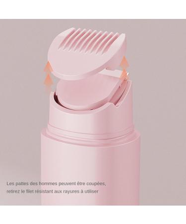 Rasoir Pour Femmes Sans Fil Imperm able Double T te - Soins Personnels Visage et Zone Bikini Peau Sensible Usage Quotidien Rose - Buy Online on GoSupps.com