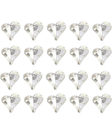 FEIlei 20Pcs Colorful Nails Charms Rhinestones Diamond Nail Art Crafts Nail Rhinestones - Buy Online on GoSupps.com