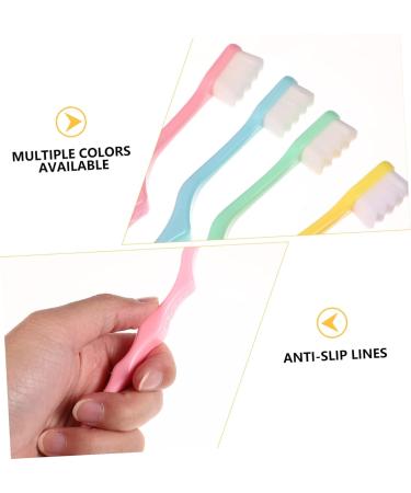 Minkissy 8 STK Wangan Hair Toothbrush Set - Soft Travel Toothbrushes for Kids | Deep Cleaning Oral Care & Gum Health (2 Colors) - Buy Online on GoSupps.com
