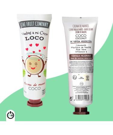 The Fruit Company Coconut Hand Cream with Aloe Vera and Chamomile (3 x 50 ml) - Buy Online on GoSupps.com