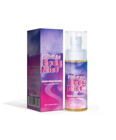 Fragrance Body Mist Spray Notes of Cherry Peach Vanilla Musk for a Refreshed Feel 6 Hours Long Lasting Valentine's Day Gift for Women 1 Pack