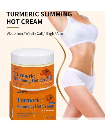 Buy Hot Turmeric Body Sculpting Cream | Slimming & Fat Burning Cream for Tummy Legs Arms & Waist Fast Weight Loss for Women & Men - Buy Online on GoSupps.com