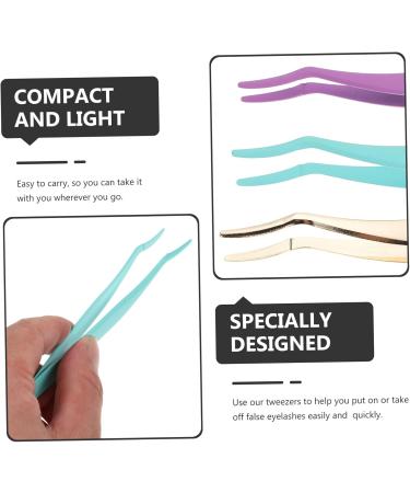 Magiclulu 6-Piece Eyelash Case Set | Stainless Steel Eyelash Holders & Tweezers for False Eyelash Extensions | Perfect Tool Kit for Beauty Enthusiasts - Buy Online on GoSupps.com