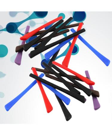 NOLITOY 20 Pairs Anti-Slid Silicone Leg Sleeves for Eyeglasses | Premium Eyewear Accessories | International Shipping Available - Buy Online on GoSupps.com