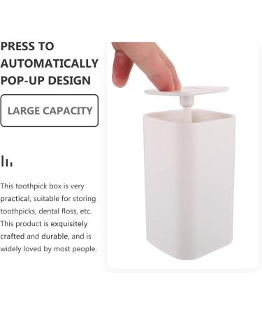 Zerodeko 3-Piece Mini Travel Floss Container Set - Automatic Cotton Holder & Toothbrush Base Tank - Perfect for On-the-Go Organization - Buy Online on GoSupps.com